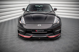 Maxton frontsplitter til Nissan 370Z Nismo Facelift – blank sort – billede 2 af 5