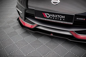 Maxton frontsplitter til Nissan 370Z Nismo Facelift – blank sort – billede 3 af 5