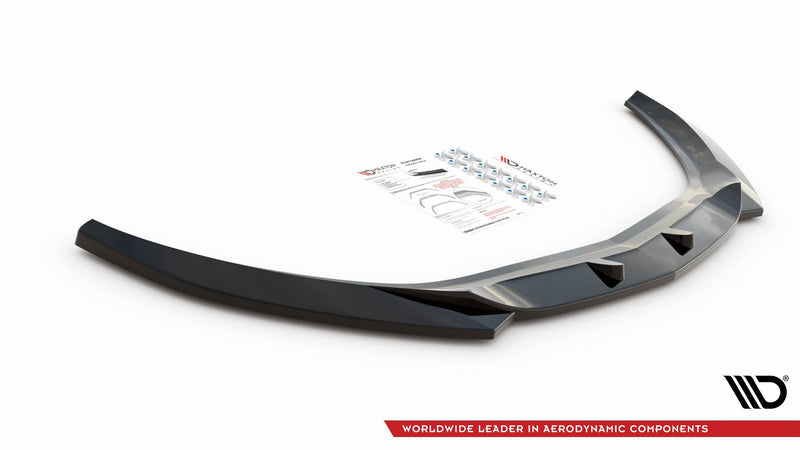 Maxton frontsplitter til Opel Astra GTC OPC-Line J – blank sort – billede 4 af 5