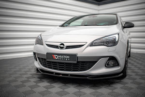 Maxton frontsplitter til Opel Astra GTC OPC-Line J – blank sort – billede 1 af 5