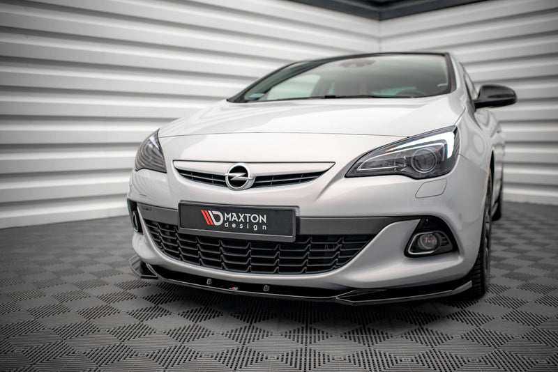 Maxton frontsplitter til Opel Astra GTC OPC-Line J – blank sort – billede 1 af 5