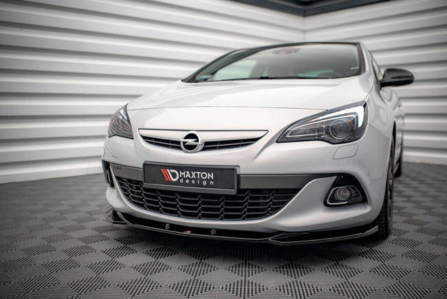 Maxton frontsplitter til Opel Astra GTC OPC-Line J – blank sort – billede 1 af 5