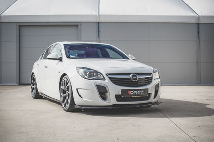 Maxton frontsplitter til Opel Insignia Mk. 1 OPC Facelift – blank sort – billede 1 af 6