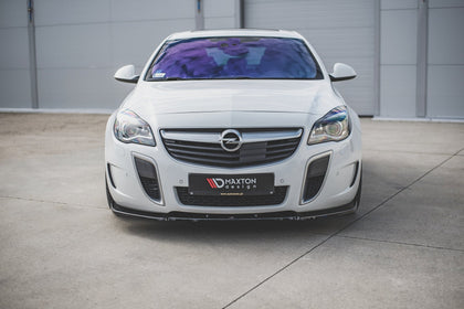 Maxton frontsplitter til Opel Insignia Mk. 1 OPC Facelift – blank sort – billede 2 af 6