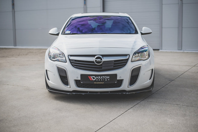 Maxton frontsplitter til Opel Insignia Mk. 1 OPC Facelift – blank sort – billede 2 af 6