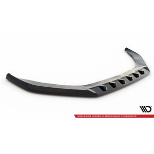 Maxton frontsplitter til Porsche Panamera Turbo S E-Hybrid – blank sort – billede 4 af 5