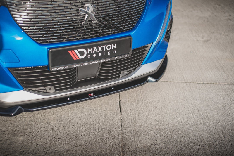 Maxton frontsplitter til Peugeot 2008 Mk2 – blank sort – billede 3 af 6