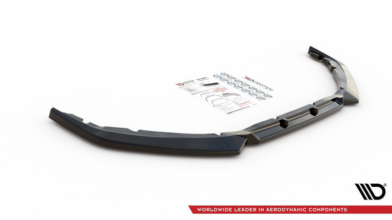 Maxton frontsplitter til Peugeot 208 Mk2 – blank sort – billede 3 af 4