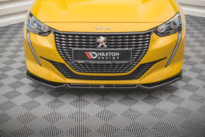 Maxton frontsplitter til Peugeot 208 Mk2 – blank sort – billede 2 af 4