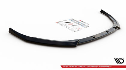 Maxton frontsplitter til Peugeot 308 GT Mk2 Facelift – blank sort – billede 5 af 6