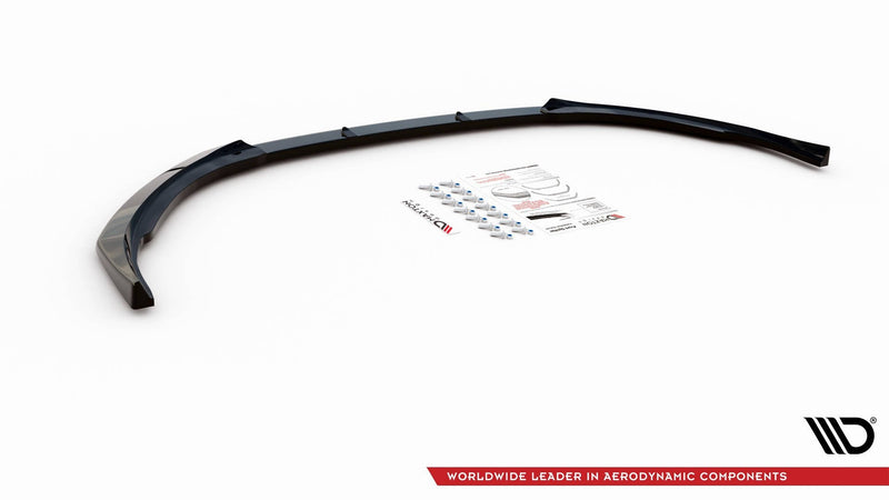 Maxton frontsplitter til Peugeot 308 GT Mk2 Facelift – blank sort – billede 6 af 6