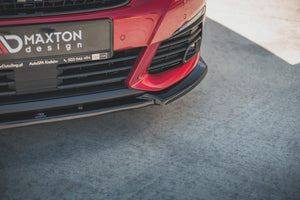 Maxton frontsplitter til Peugeot 308 GT Mk2 Facelift – blank sort – billede 4 af 6