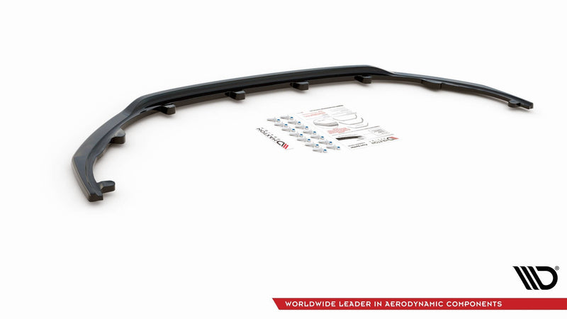 Maxton frontsplitter til Peugeot 308 Mk2 – blank sort – billede 6 af 6