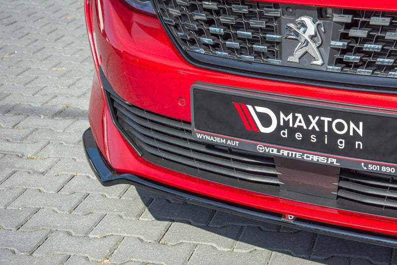 Maxton frontsplitter til Peugeot 508 GT Mk2 – blank sort – billede 3 af 7