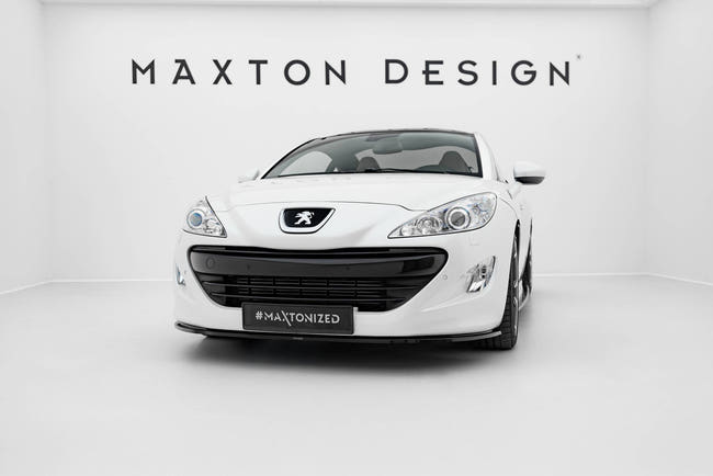 Maxton frontsplitter til Peugeot RCZ Mk1 – blank sort – billede 1 af 5