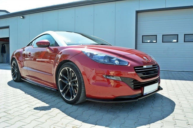 Maxton frontsplitter til Peugeot RCZ Mk1 Facelift – blank sort – billede 1 af 6