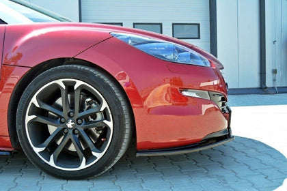 Maxton Front Splitter V.1 Peugeot Rcz Facelift  - Gloss Black