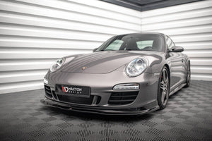 Maxton frontsplitter til Porsche 911 Carrera GTS 997 Facelift – blank sort – billede 1 af 7