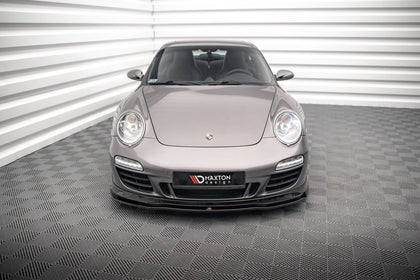 Maxton frontsplitter til Porsche 911 Carrera GTS 997 Facelift – blank sort – billede 3 af 7