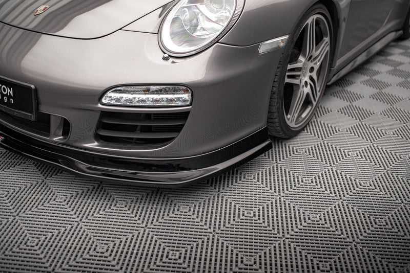 Maxton frontsplitter til Porsche 911 Carrera GTS 997 Facelift – blank sort – billede 4 af 7