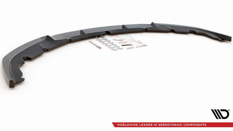 Maxton frontsplitter til Porsche Panamera Turbo 970 Facelift – blank sort – billede 7 af 7