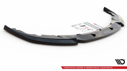 Maxton frontsplitter til Porsche Panamera Turbo 970 Facelift – blank sort – billede 6 af 7