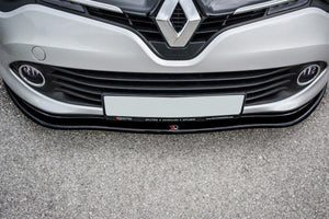 Maxton frontsplitter til Renault Clio Mk4 – blank sort – billede 1 af 6