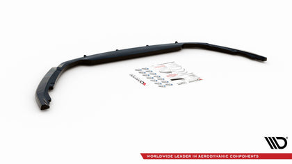 Maxton frontsplitter til Renault Clio Mk5 – blank sort – billede 5 af 5