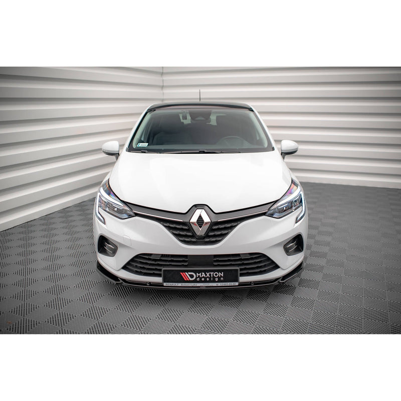 Maxton frontsplitter til Renault Clio Mk5 – blank sort – billede 2 af 5
