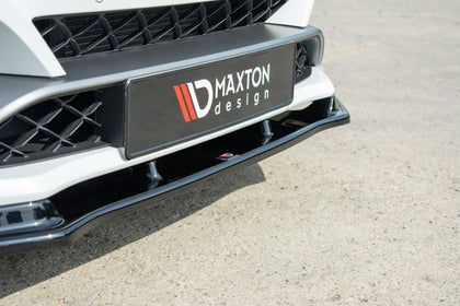 Maxton frontsplitter til Renault Megane Mk4 RS – blank sort – billede 3 af 6