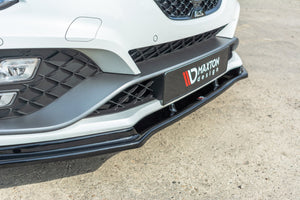 Maxton frontsplitter til Renault Megane Mk4 RS – blank sort – billede 2 af 6
