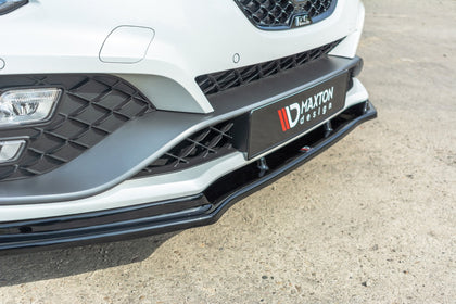Maxton frontsplitter til Renault Megane Mk4 RS – blank sort – billede 2 af 6
