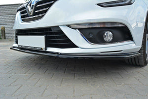 Maxton Front Splitter V.1 Renault Megane Mk4 Hatchback - Gloss Black