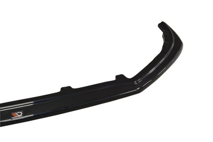 Maxton Front Splitter V.1 Renault Megane Mk4 Hatchback - Gloss Black