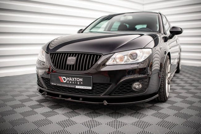 Maxton frontsplitter til Seat Exeo – blank sort – billede 1 af 5