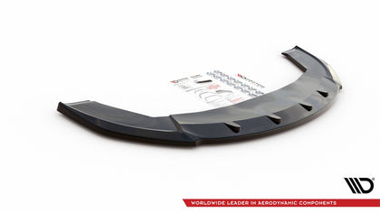 Maxton Front Splitter V.1 Seat Ibiza Cupra Mk3 - Gloss Black