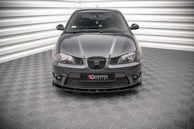 Maxton frontsplitter til Seat Ibiza Cupra Mk3 – blank sort – billede 2 af 5