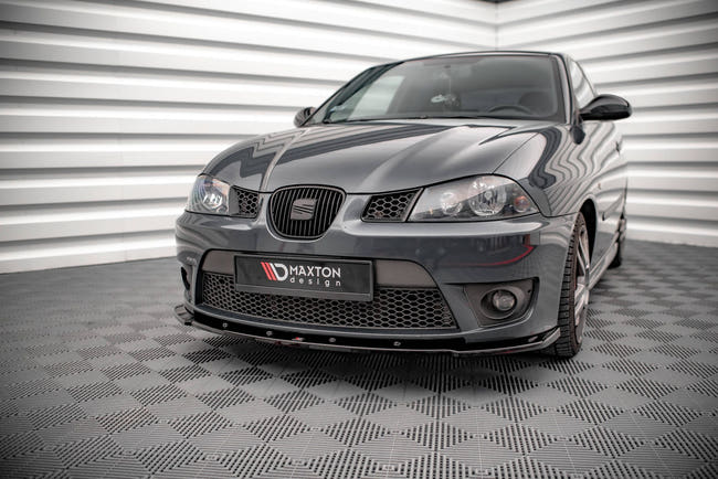 Maxton frontsplitter til Seat Ibiza Cupra Mk3 – blank sort – billede 1 af 5