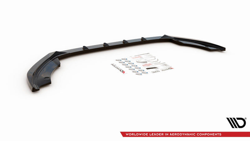Maxton frontsplitter til Seat Ibiza FR/ Standard Mk5 – blank sort – billede 4 af 4