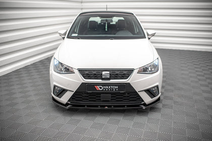 Maxton frontsplitter til Seat Ibiza FR/ Standard Mk5 – blank sort – billede 1 af 4
