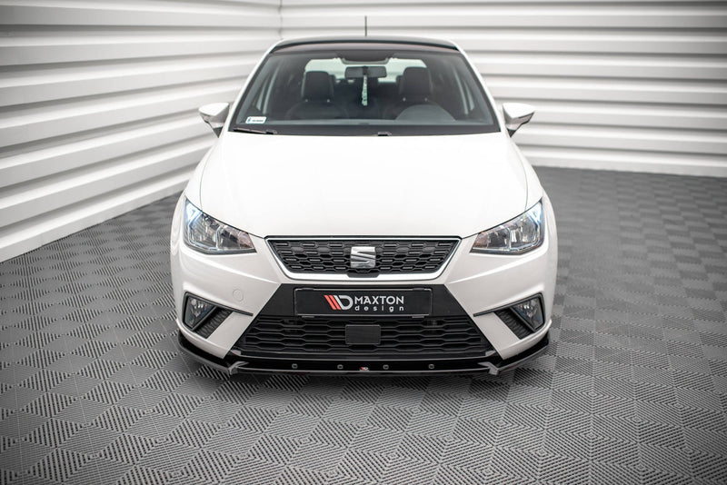 Maxton frontsplitter til Seat Ibiza FR/ Standard Mk5 – blank sort – billede 1 af 4
