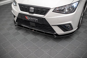 Maxton frontsplitter til Seat Ibiza FR/ Standard Mk5 – blank sort – billede 2 af 4