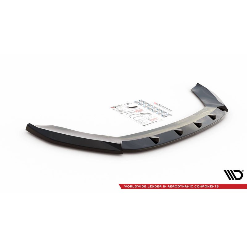 Maxton frontsplitter til Seat Leon FR / Cupra Mk3 – blank sort – billede 3 af 4