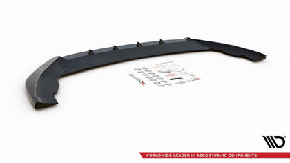 Maxton Front Splitter V.1 Seat Leon Fr Mk4 - Gloss Black