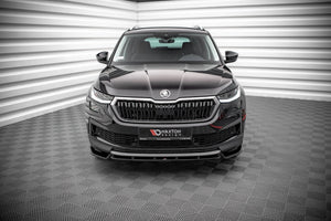 Maxton frontsplitter til Skoda Kodiaq Mk1 Facelift – blank sort – billede 2 af 4
