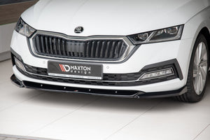 Maxton frontsplitter til Skoda Octavia Mk4 – blank sort – billede 1 af 7