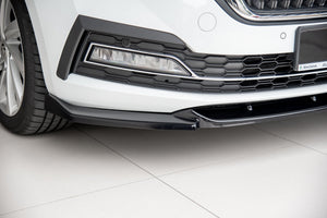 Maxton frontsplitter til Skoda Octavia Mk4 – blank sort – billede 4 af 7