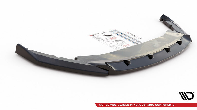 Maxton frontsplitter til Skoda Octavia Mk4 – blank sort – billede 6 af 7