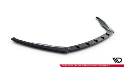 Maxton Front Splitter V.1 Skoda Octavia RS Mk3  - Gloss Black