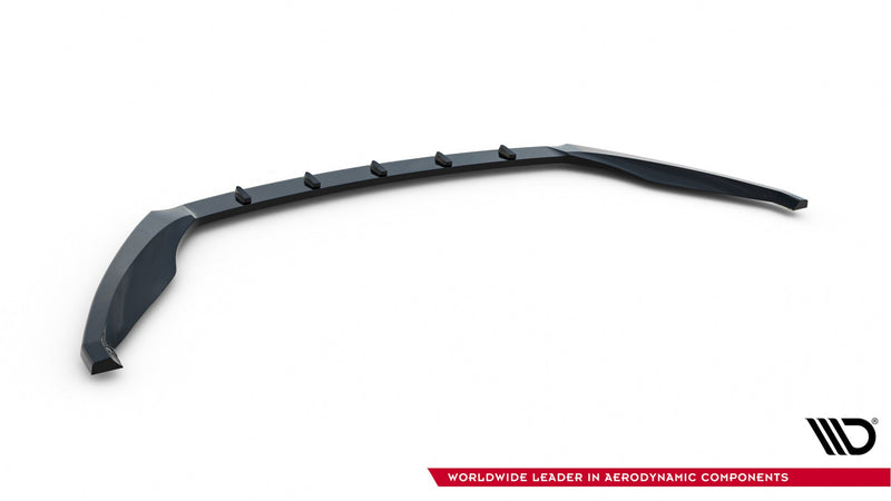 Maxton Front Splitter V.1 Skoda Octavia RS Mk3  - Gloss Black